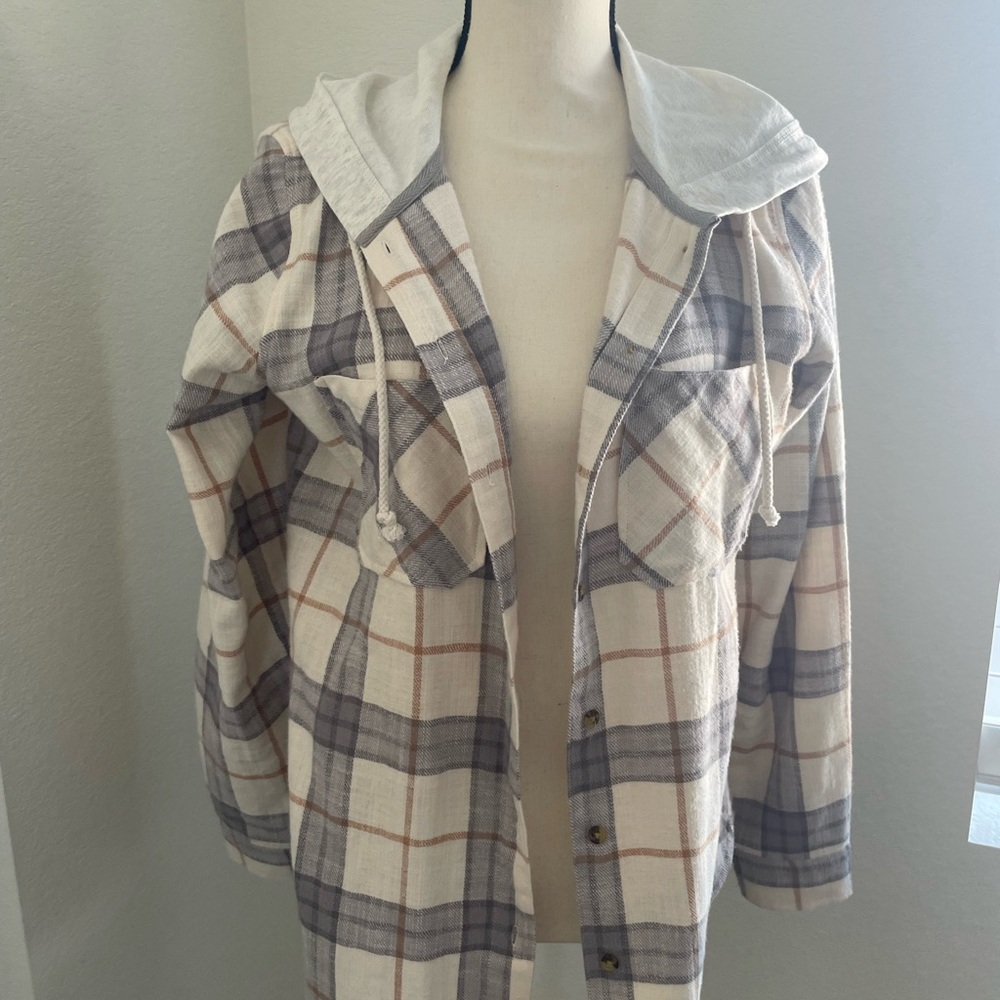Grace and Lace Flannel Hoodie